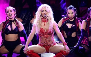 Britney Spears performs onstage during the 2016 Billboard Music Awards at T-Mobile Arena on May 22, 2016